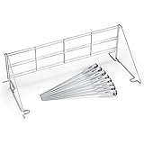 Weber 7615 Original ETCS Edelstahlrost und Spiess-Set, 8 stück, Silber