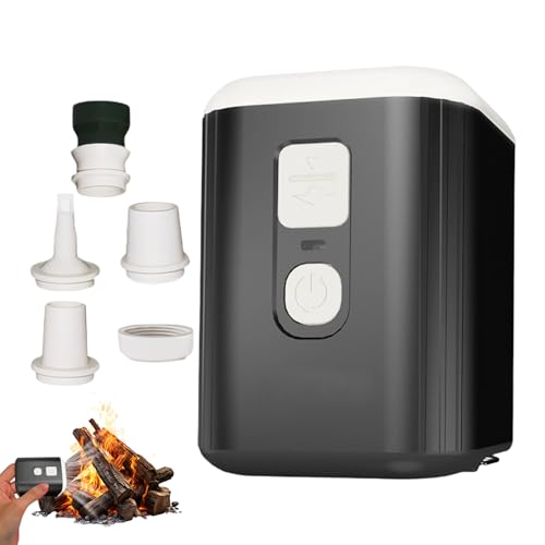 Bomba de aire eléctrica, dispositivo de inflado portátil de 4,5 kpa, inflador de alta potencia para globos, barcos, equipo de camping, neumáticos de bicicleta, accesorios de coche, colchones de aire