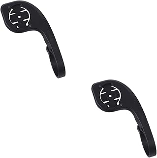 Amosfun 2 pcs bike stands bicycle kickstand bicycle stands for bikes cycling handlebar extender speedometer handlebar mount speedometer bike bracket speedometer handlebar stand computer