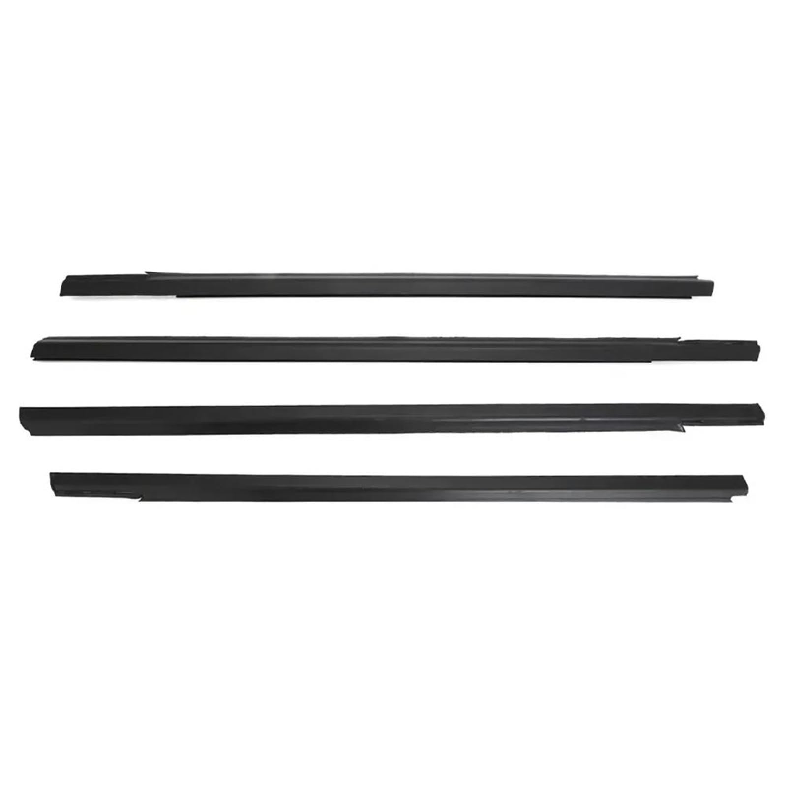 Snwdbh Black Car Window Glass Sealant Strip For Peugeot 301 2013-2017 /Chrome Weatherstrip Moulding Trim Waterproof Protection Belts Exterior Belt(Black)