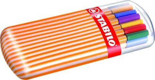 Caneta Ponta Fina – STABILO point 88 – Estojo com 20 unidades – E...