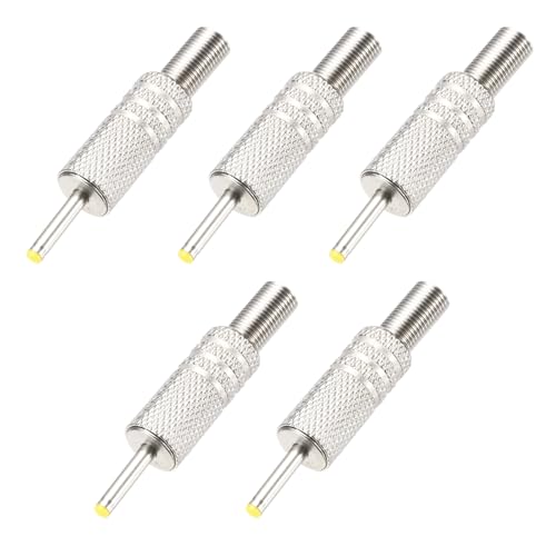 Adaptador DC macho 2.5mm x 0.7mm 5 piezas MECCANIXITY miniatura 1