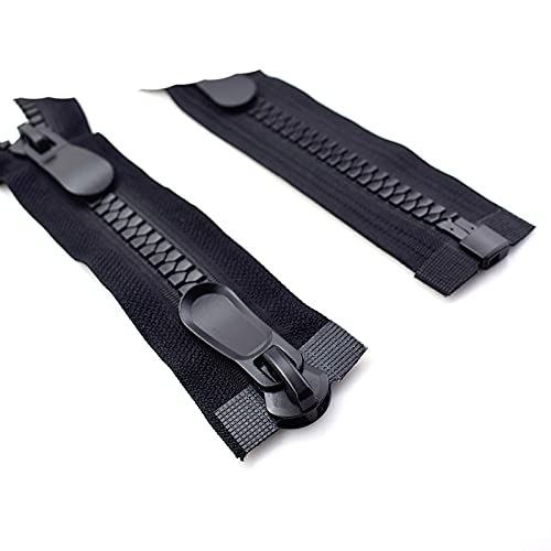 Reißverschlüsse Kordelschlösser Toggle Slider Slider, 8 # 15 # 70-150 cm Kunstharz-Reißverschlüsse Doppelschieber Einzelabzieher Open-End Auto Lock Langer Reißverschluss for Jacken-Outdoor-Rucksack-Zu