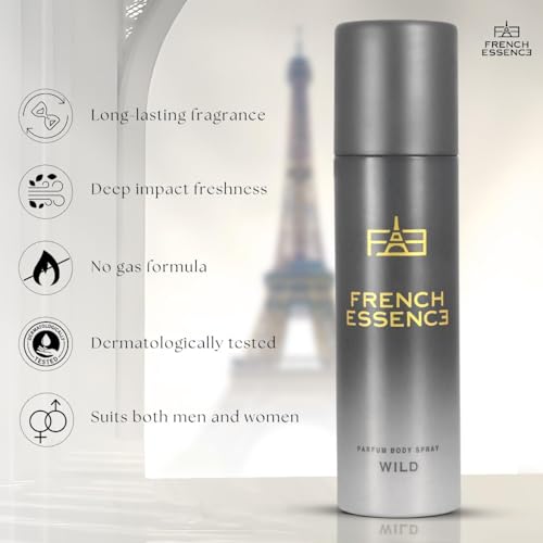 Image of FRENCH ESSENCE Unisex Deodorants For Men & Women - Wild 120 Ml (1)