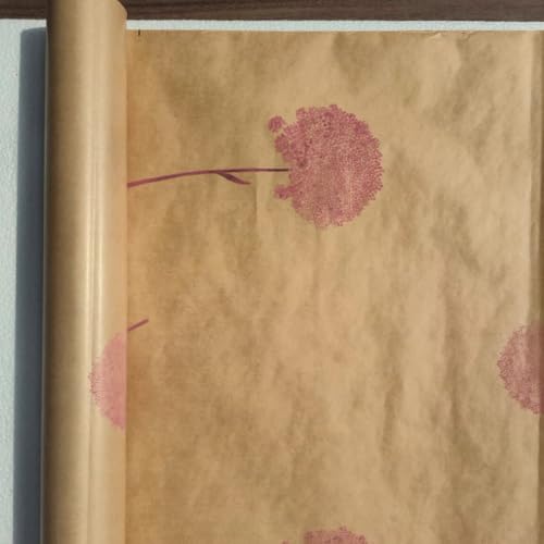 Image of Oasis Ecofriendly Kraft Paper Roll | Multipurpose Wrapping Paper for Flower Bouquets, Gift Packing, Hampers, Wedding, Festival, Arts & Crafts, DIY & Event Decor | Pink | Angelica - 25 Meter Long