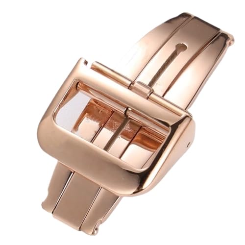 Fermoir de montre 316L anti-corrosion avec boucle à vis de 18mm pour bracelet acier