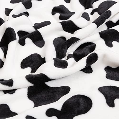 Inhand Cow Print Blanket, Fuzzy Baby Girl Cow Print Throw Blankets For Couch, Kids Fleece Throw Blanket, Soft Warm Plush Cow Toddler Blanket For Boys, Flannel Throw Blankets For Children, 40''X50'' #TOP2