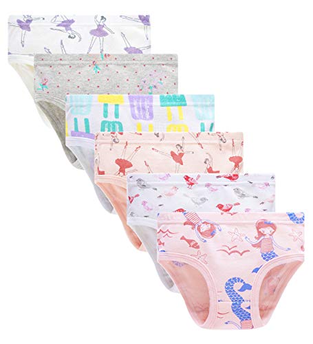 Image of Barara King Little Girls Soft 100% Cotton Underwear Toddler Panties Big Kids Undies