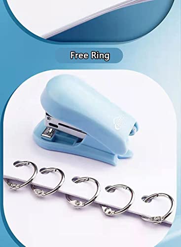 Magicwand Battery Operated Pencil Sharpener,Electric Eraser,Vacuum Cleaner Stationery Set with 10 Eraser Refills for Kids,Adults for Home Office School【Blue】