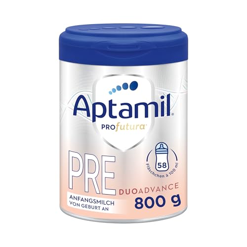 3. Bild von Aptamil Profutura DUOAdvance PRE – Anfangsmilch von Geburt an, Mit DHA, Nur Laktose, Ohne Palmöl, Babynahrung, Milchpulver, 1x 800 g 800 g (1er Pack)