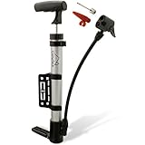 Viene completa con soporte de montaje para conectar la bomba en la bicicleta y correa de caucho para fijar el tubo de forma estable.