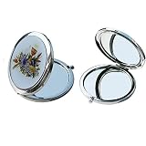 First Communion Compact Mirror Favor (12 pcs) with Organza Bags Holy Family - Primera Comunion Recue