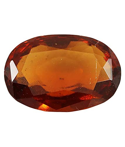 Natural Hessonite Stone Crystal Healing Gemstone Hessonite Gemstone, Color Brownish Orange, Weight 5 Carat Approx. Lab Certificate