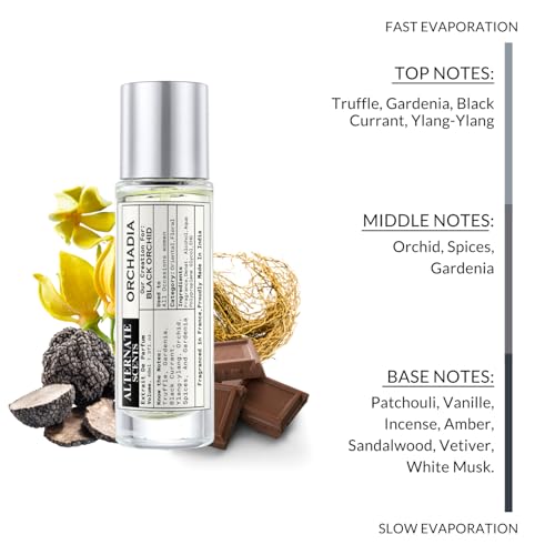 Image of Alternate Scents Orchadia Long Lasting 40ml Perfume For Unisex |Strong& long Lasting with 30% Oil Concentration| Bold, Floral-Oriental| Fragrance From France | Made In India|