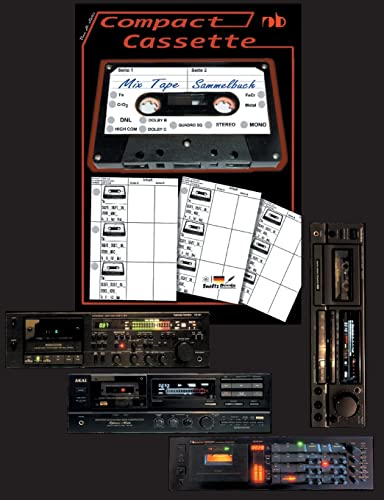 MIX TAPE Compact Cassette - Sammelbuch: ... für 168 selbst aufgenommene Musik-Kassetten (German Edition)