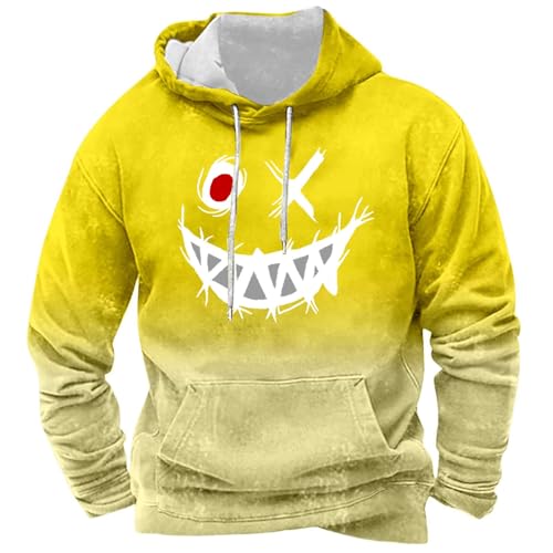 Sweatshirt décontracté uni pour homme veste capuche molleton bleu