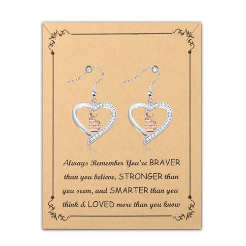 Book Reading Earrings Reading Lovers Gifts Read Girl Gifts Bookworm Book Club Gift Librarian Gift