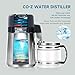 CO-Z 4L Brushed Stainless Steel Countertop Distiller Machine, Home Distilled Water Maker with Glass Pot, Purifier to Make Clean Water
