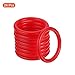 PATIKIL Carnival Ring-Toss Rings 4cm ID, 24 Pack Plastic Hoop for Outdoor Party Favor Game Booth, Red