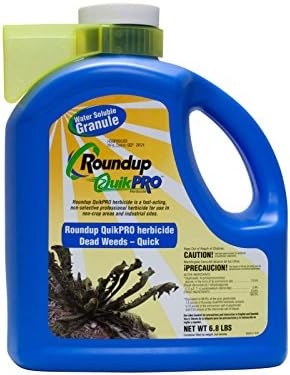 Roundup Quikpro 6.8 Lbs Herbicide Glyphosate Diquat Grass Weeds Woody Brush