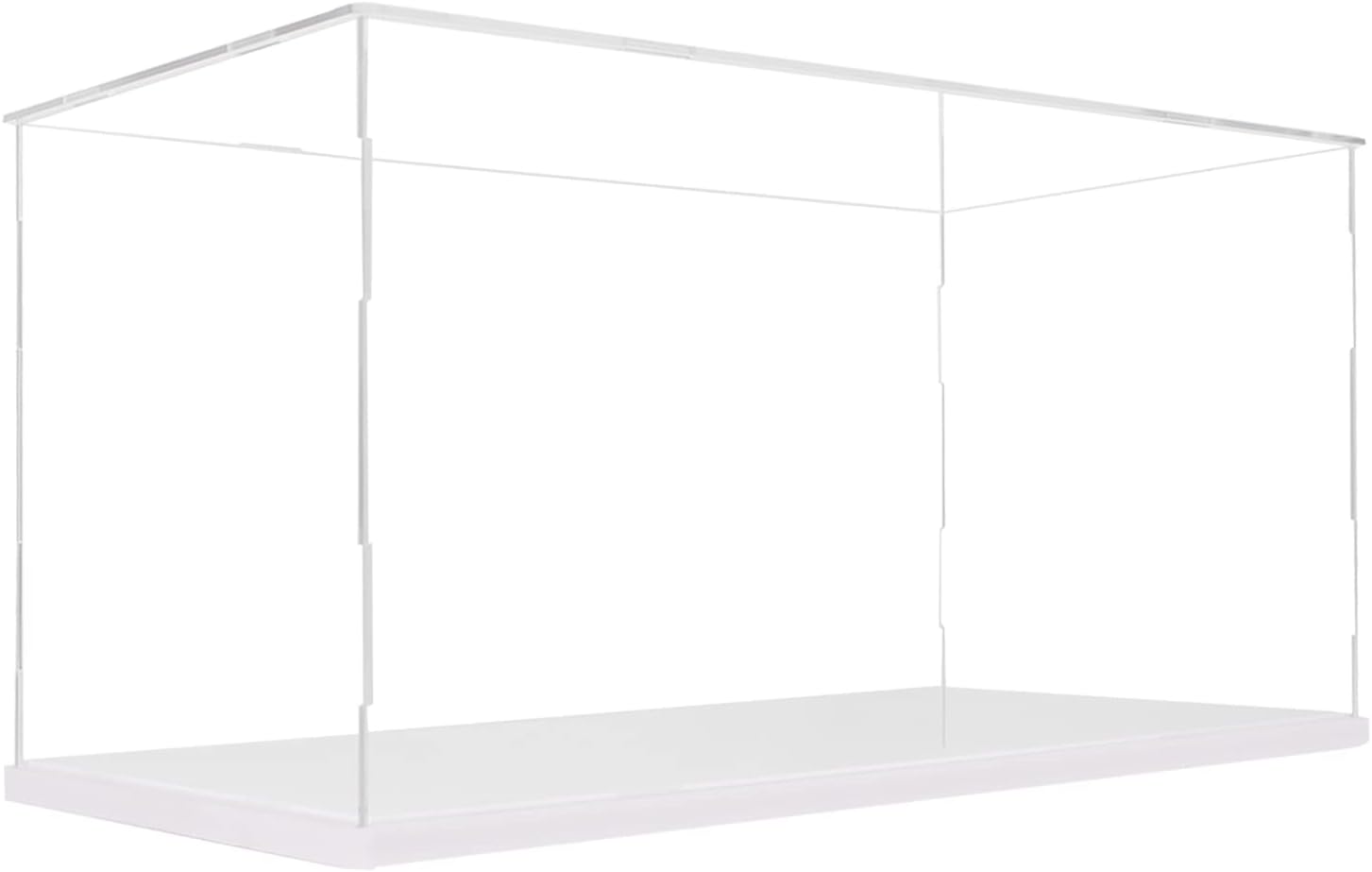 White Acrylic Display Case,SelfAssembly Acrylic Display