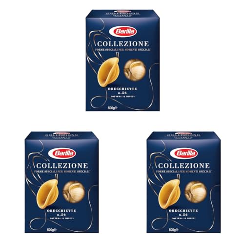 Barilla Collezione Pâtes Orecchiette, 500g (Lot de 3)