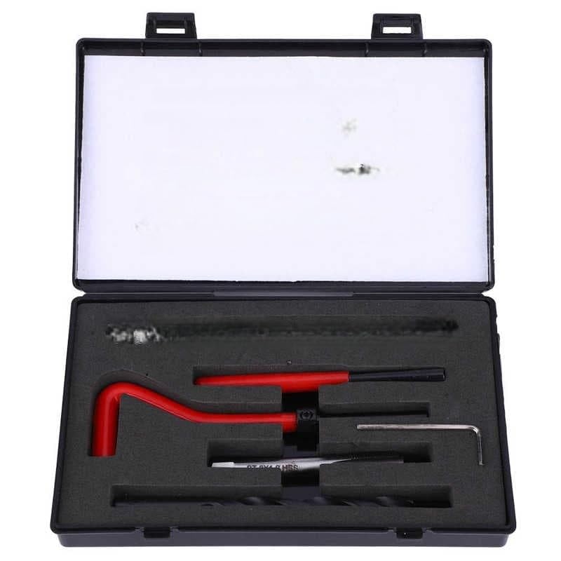 20PCS M8X1 Thread Repair kit Stainless Steel Twist Drill Wrench Thread Insert Thread Insert Set