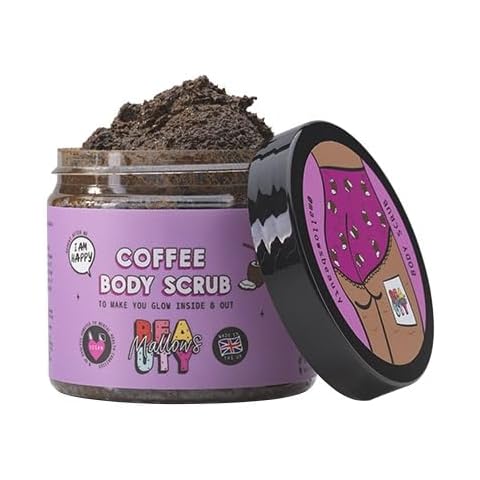 Mallows Beauty Coffee Body Scrub for Soft Skin Cover