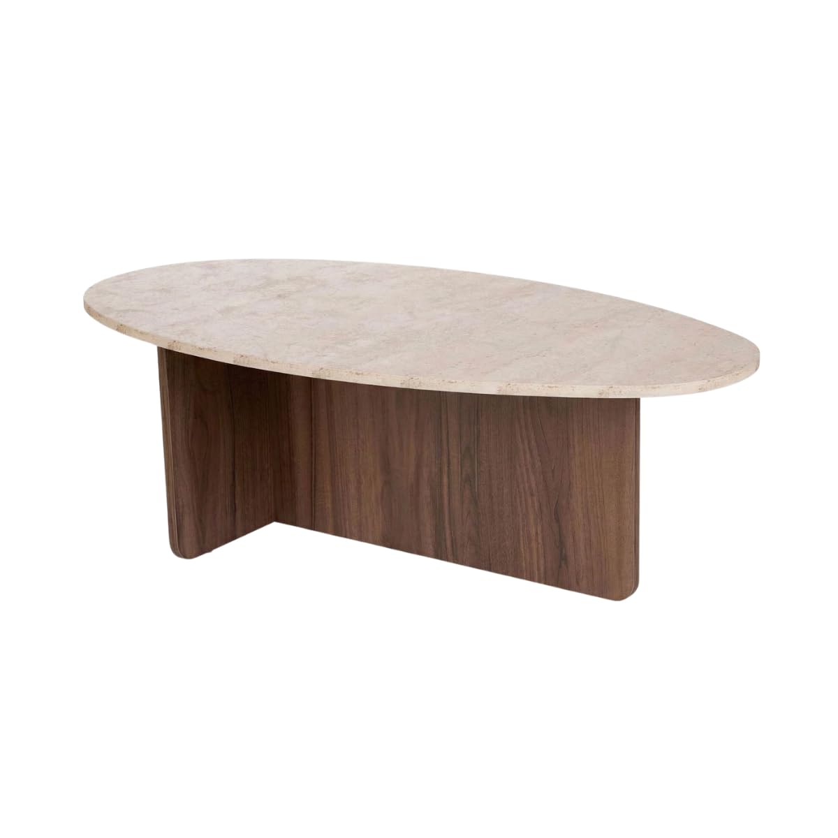 Calicosy Couchtisch mit ovaler Platte, 120 cm lang