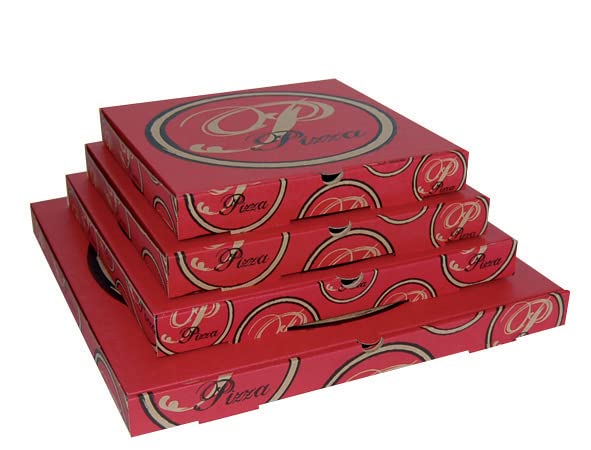 Lot de 100 boîtes à pizza blanches avec motif rouge – Format 33 x 3,5 cm – Carton 115 g/m² - Emballage Écologique | Solutions Durables pour Entreprises Lot de 100 boîtes à pizza blanches avec motif rouge – Format 33 x 3,5 cm – Carton 115 g/m² - Emballage Écologique | Solutions Durables pour Entreprises