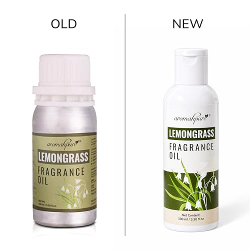 Image of Aromahpure Lemongrass Aroma Oil | 100ml Undiluted & Natural | Long-Lasting Scent for Aromatherapy, Candle & Soap Making, Diffusers, Room Freshener, Humidifier, Bathroom Revitalizer & Home Essentials