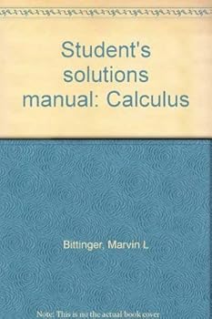 Paperback Student's solutions manual: Calculus Book