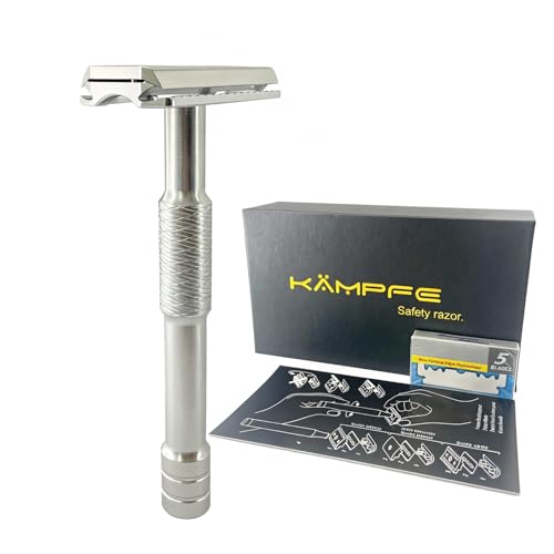 KAMPFE CNC Aluminum Double Edge Safety Razor