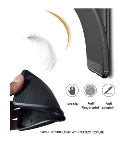 Image of Hybrid Carbon Fiber Back Case for Poco X5 5G / Mi Redmi Note 12 5G (Black)