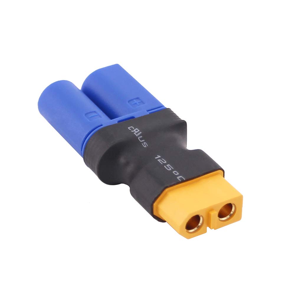 3 Adaptateurs EC5 Mâle Vers Deans Femelle – Sans Fil – Pour Chargeur Lipo Et ESC – OliYin