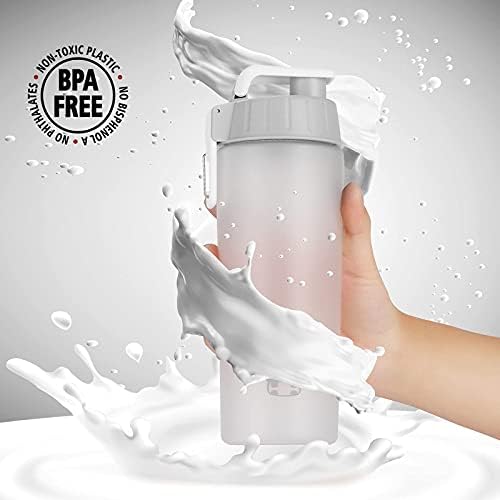 BONMIXC Tritan Shaker Bottle for Protein Shakes BPA/BPS/BPF Free 800ml Sports Bottle with Mixball Workout Shaker Cup 28oz