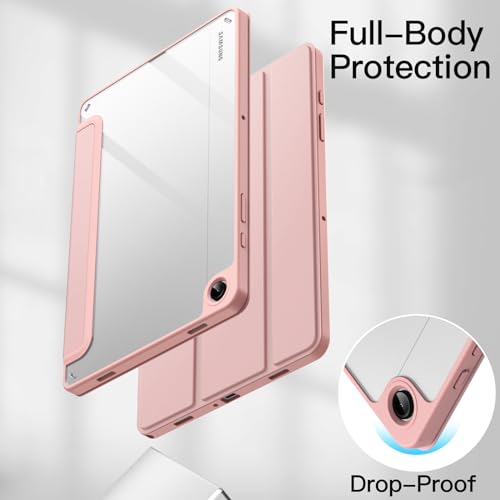 Coque Samsung Tab A9 Plus JETech protection fine or rose - 5
