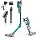 Aspirateur Balai sans Fil, H10 Aspirateur sans Fil Puissant Pliable,Aspirateur Batterie Silencieux Léger,250W 17000Pa,40min Autonomie,2 Vitesses,Batterie Amovible,Brosse LED