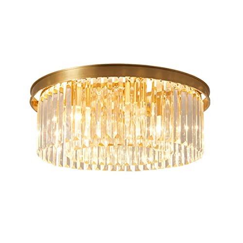 Plafonnier en cristal argenté LED moderne mini luminaire chic pour couloir et chambre