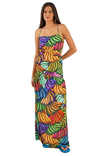 VESTIDO ALCA RECORTES BANANA POP, ADULTO FEMININO, BANANA POP, G