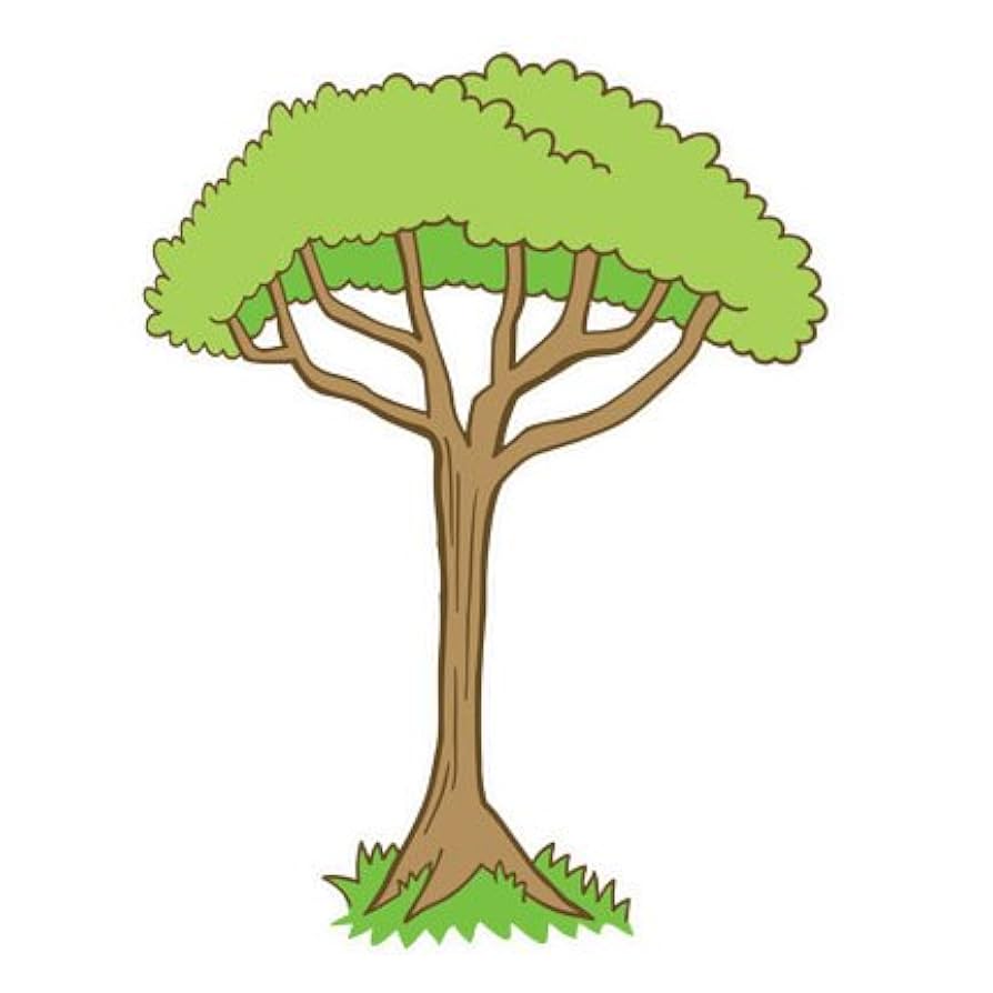 Amazon.com: HWJ01321 Cartoon Jungle Tree 2 36 Inch Vinyl
