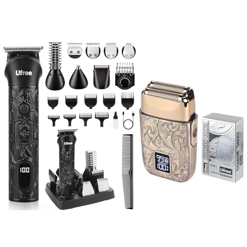 S For Men, Cordless Hair Clippers, 7 In 1 Beard Grooming Kit