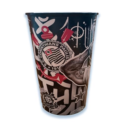 Copo do Corinthians Oficial Coleção Ídolos Garro - Plástico 550ml