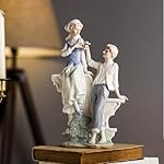 MTME Porcelain Figurine, Lady with Flowers, Memorabilia, Wedding Gifts, Statue Home Decor (Marry me) - Image 4