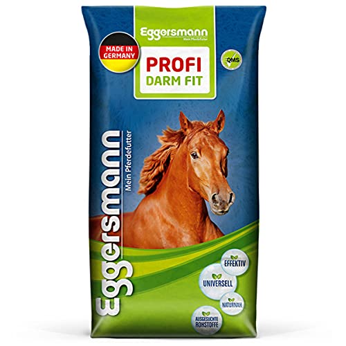 Eggersmann Mein Pferdefutter Profi Darm Fit 20 kg - Rohfaserkonzentrat mit Bierhefe - Pferdefutter zur Unterstützung der Verdauung & Verringerung von Kotwasser - Ergänzungsfuttermittel für Pferde