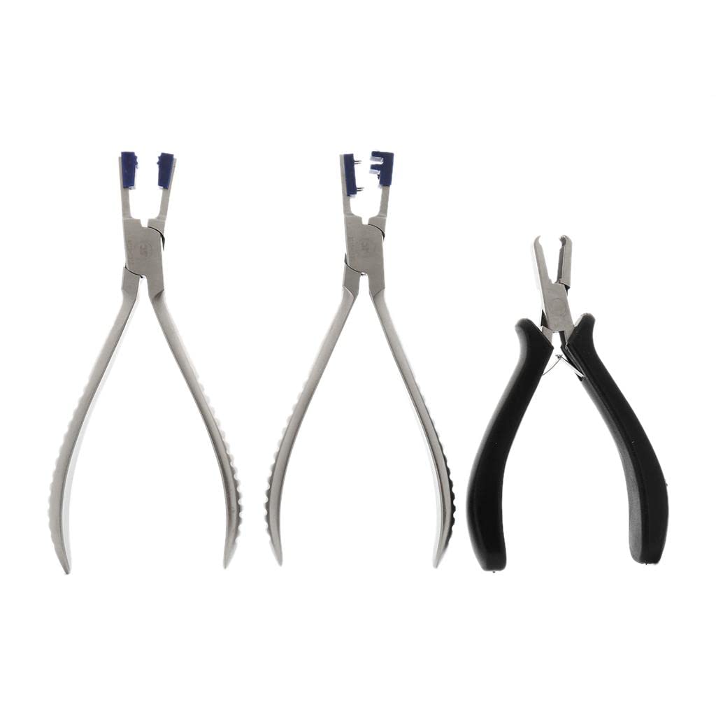 Pince de réparation de lunettes sans cadre, pince à lunettes, accessoires pour lunettes - Bleu