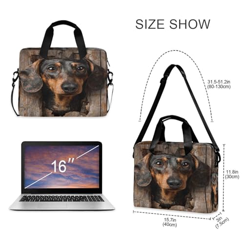Funda para laptop 15.6 pulgadas con asa y correa miniatura 5