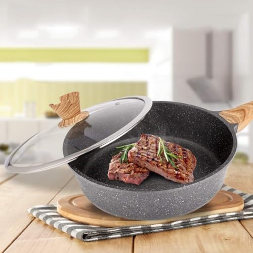 Wok Maifanshi 28cm antiadherente multifuncional miniatura 4