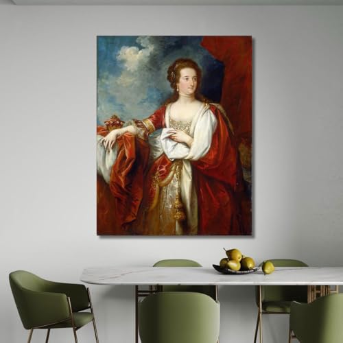 Tableau Élisabeth d'Effingham Benjamin West une œuvre d'art chargée d'histoire - 5