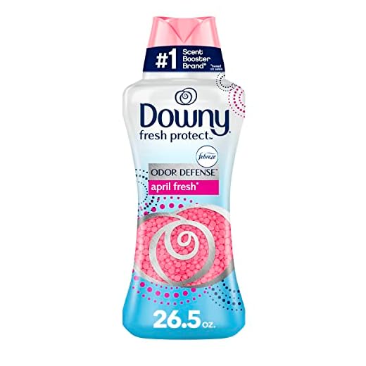 Downy Fresh Protect Laundry Scent Booster Beads for Washer with Febreze Odor Defense, April Fresh, 26.5 oz, Use with Fabric Softener